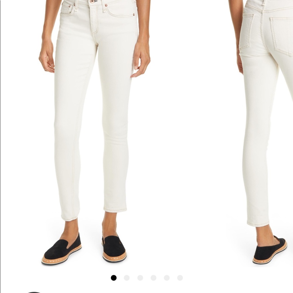 Like New rag & bone Cate Mid-Rise Ankle Skinny Ankle Jeans